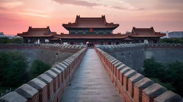 L'architecture de l'ancienne muraille de la ville de Nanjing