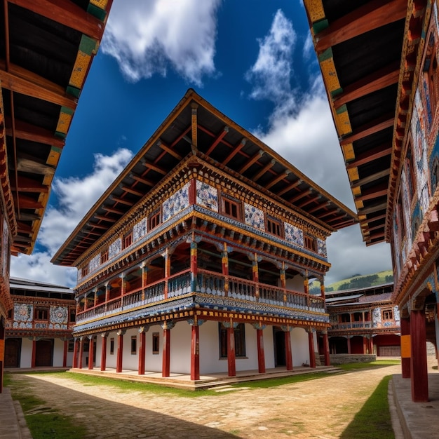 Architecture bhoutanaise Bâtiments uniques et colorés