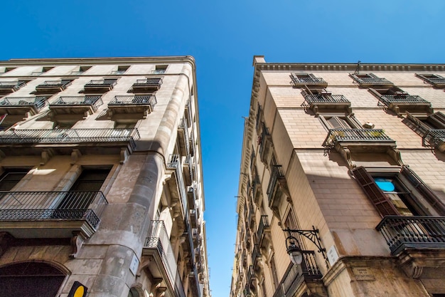 Architecture dans les bâtiments de Barcelone, Espagne