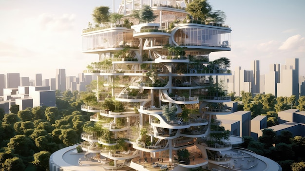 Architecture du futur gratte-ciel