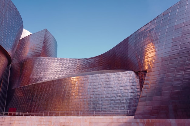 L'architecture du musée Guggenheim Bilbao, Bilbao, Pays Basque, Espagne