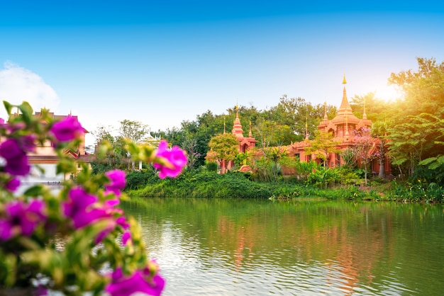 Architecture du temple Xishuangbanna