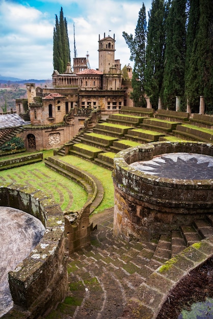 Architecture fantastique de La Scarzuola à Terni Italie