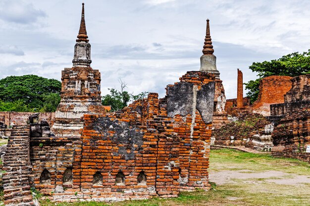 Architecture historique à Ayutthaya, Thaïlande