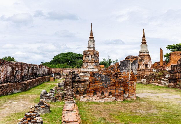 Architecture historique à Ayutthaya, Thaïlande