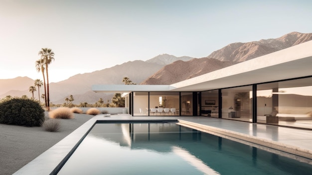 Photo architecture de la maison dans le style de la ferme moderne avec porche avec balançoire