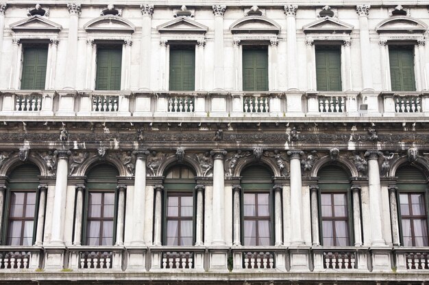 Photo architecture de place san marco à venise