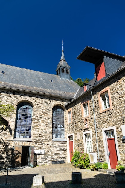 Architecture traditionnelle de monschau en rhénanie du nord allemagne