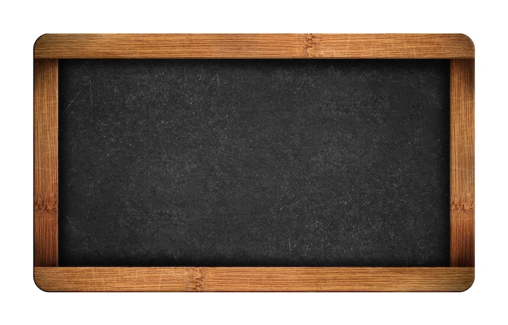 Photo une ardoise blanche d'époque