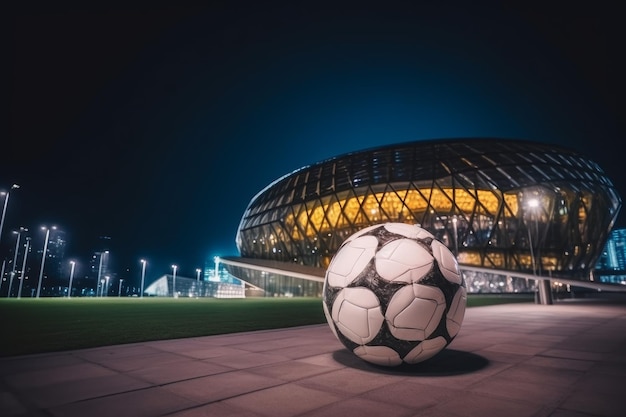 Arène de sport de ballon de football Générer Ai