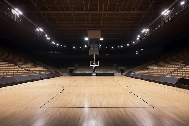 Arène sportive de basket-ball Générer Ai