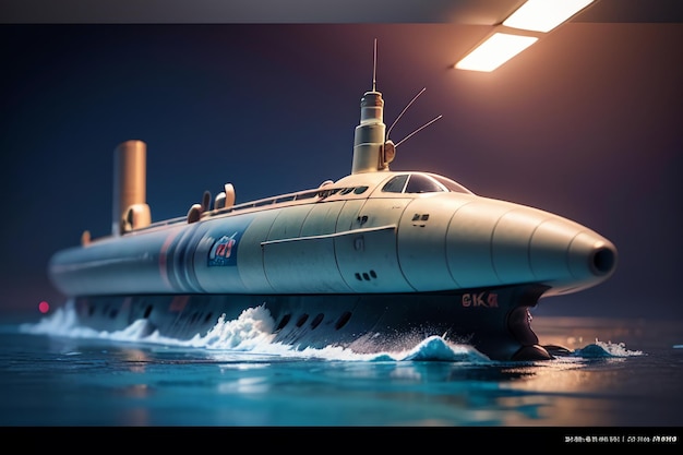 Photo arme militaire sous-marine nucléaire arme de guerre en profonde mer sous-marin cuirassé fond papier peint