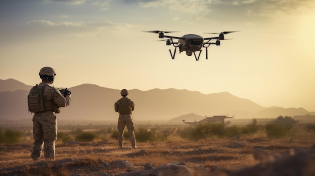 L'armée lance un drone de combat pour une opération spéciale