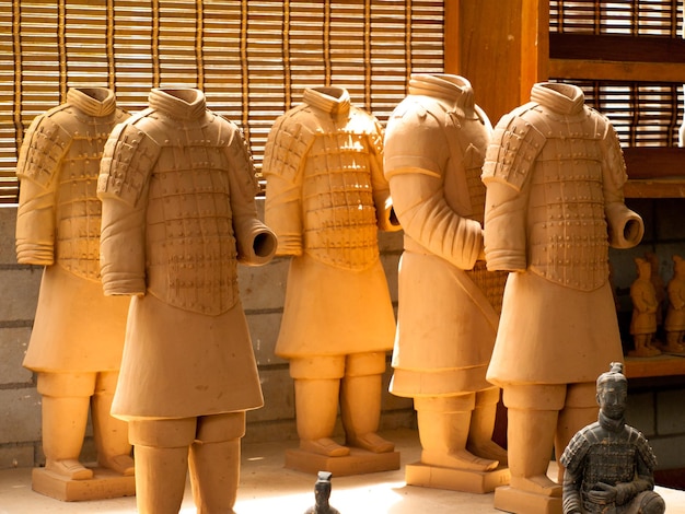 L'armée de terre cuite à Xian, en Chine.