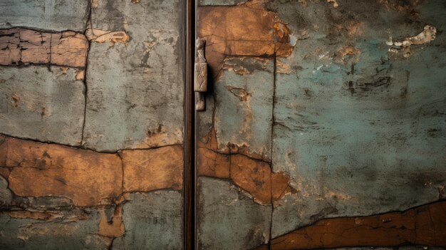 L'armoire en soie vintage un charme rustique dans les médias mixtes postmodernes