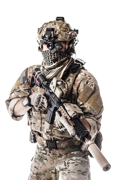 Army Ranger in field Uniforms