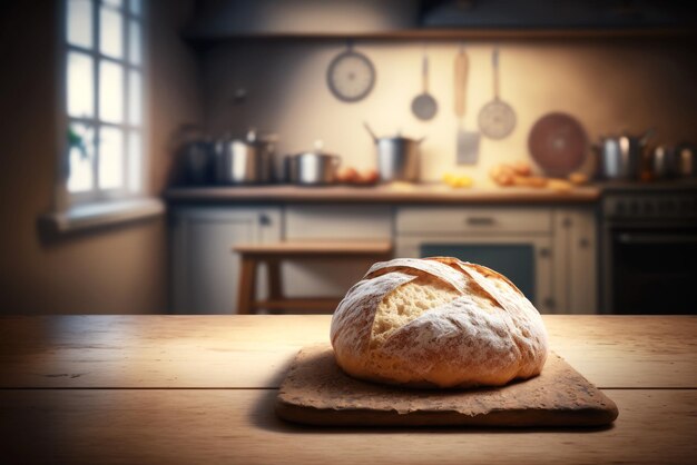 L'arôme de la cuisson de délicieux pains faits maison génératif d'IA