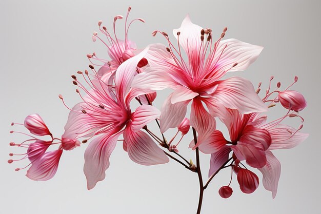 Arrangement floral avec une belle fleur de fuchsia
