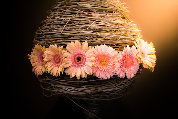 Arrangements floraux de gerbera