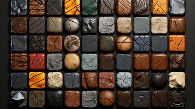 Arrayé de chocolats assortis