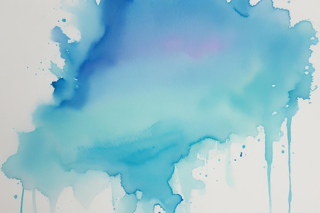 Arrière-plan abstrait en aquarelle bleue