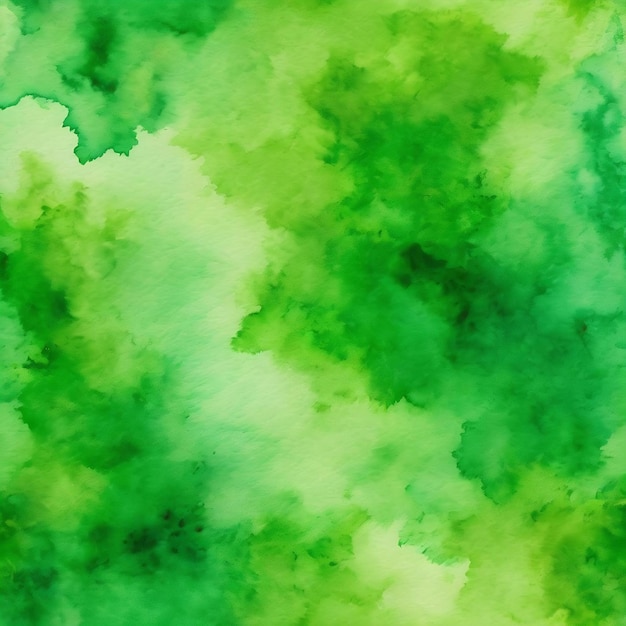 Arrière-plan abstrait à l'aquarelle verte