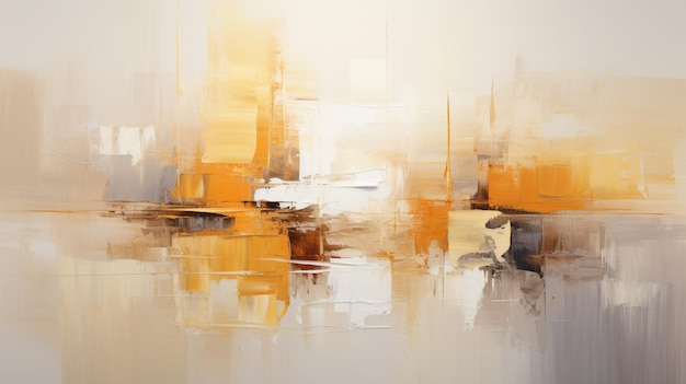 un arrière-plan abstrait en beige et marron dans le style de dégradés doux techniques d'art numérique coups de pinceau élégants peintures à l'huile