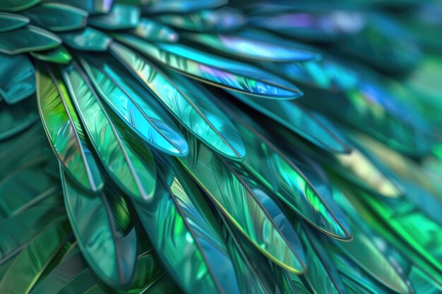 Photo arrière-plan abstrait de bijoux iridescents à motifs d'ailes de coléoptère