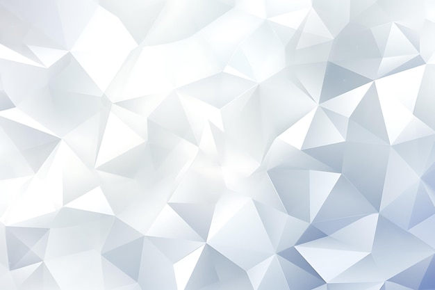 Arrière-plan abstrait blanc lumineux avec des formes de polygones