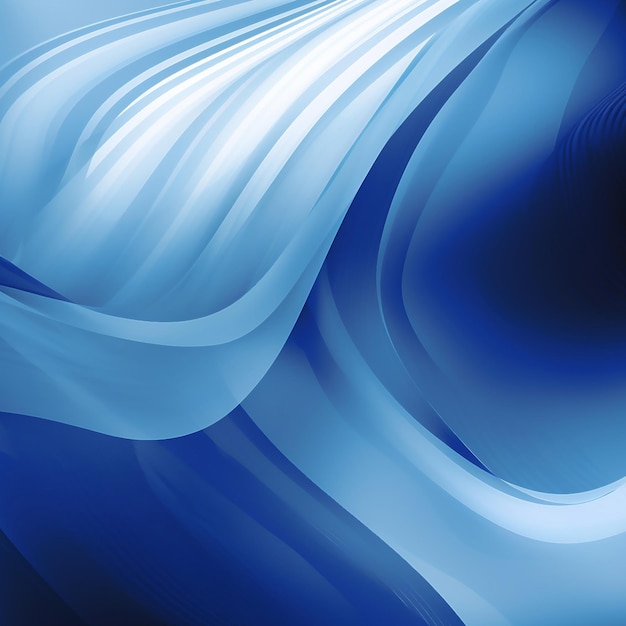 Un arrière-plan abstrait bleu et blanc généré par l'IA
