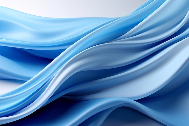 Arrière-plan abstrait Bleu élégant Vague futuriste