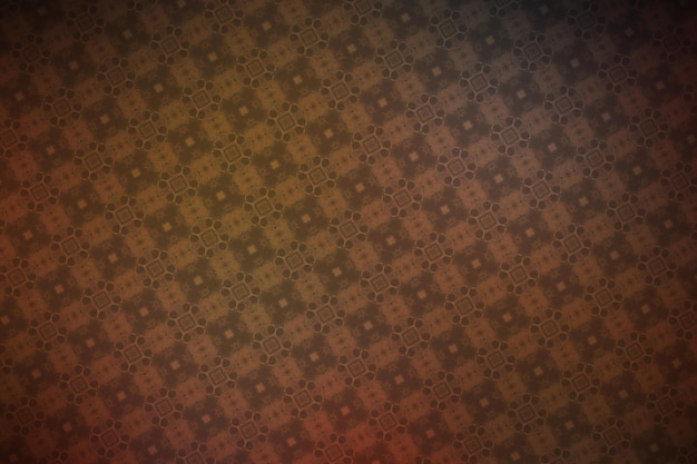 Arrière-plan abstrait brun avec un motif d'hexagones au centre