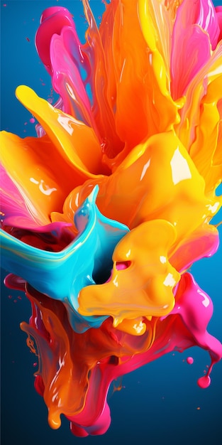 Arrière-plan abstrait coloré et exquis avec un design poly faible