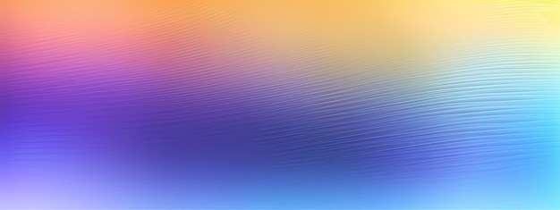 Arrière-plan abstrait coloré flou Transitions lisses de couleurs iridescentes Gradient coloré Fond d'arc-en-ciel Bannière large