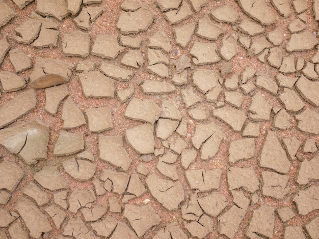 Arrière-plan abstrait faille du sol Changement climatique et sécheresse