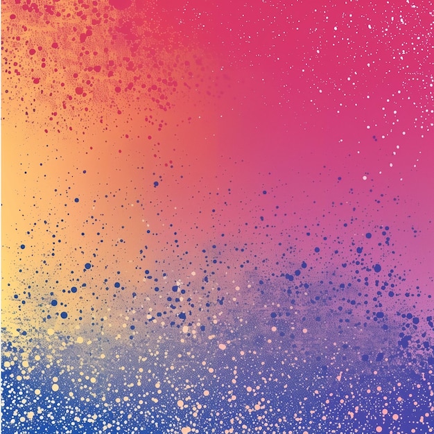 Arrière-plan abstrait à gradient vibrant avec effet d'éclaboussure