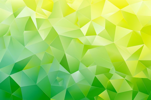 Arrière-plan abstrait de l'illustration des triangles couleurs jaune vert