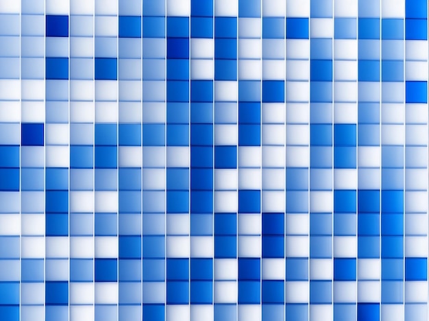 Photo arrière-plan abstrait moderne du carré de pixels bleu s'efface