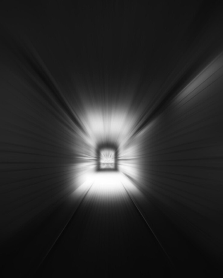 Arrière-plan abstrait mouvement flou futuriste
