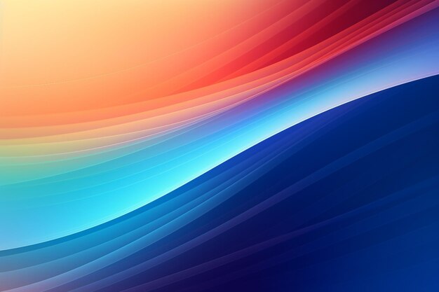 arrière-plan abstrait multicolore lignes lisses ondes couleur arc-en-ciel
