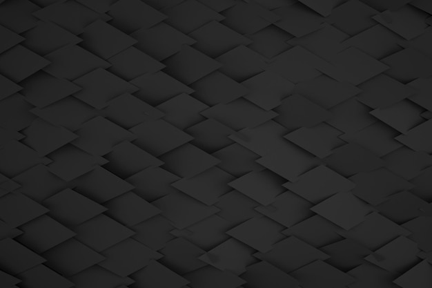 Arrière-plan abstrait noir en 3D Arrière-plans abstrait noir