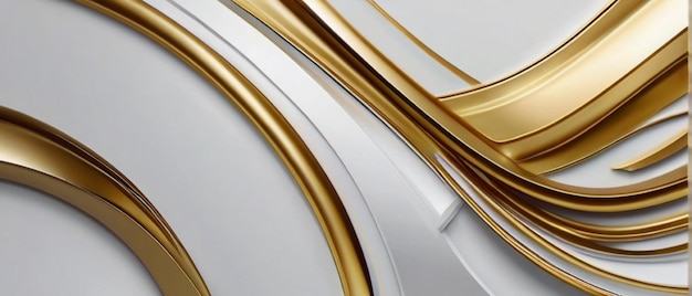 Arrière-plan abstrait en or blanc moderne