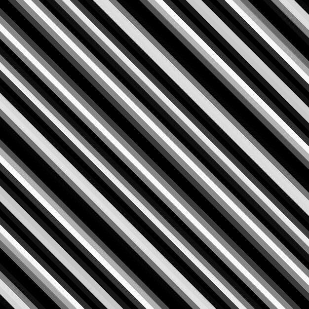 Arrière-plan abstrait à rayures noires et blanches Effet des lignes de mouvement Texture des fibres en gris Arrière-plans et bannières Motif de gradient monochrome et papier peint texturé