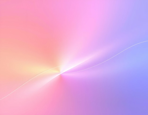 Arrière-plan abstrait rose pastel et violet avec un gradient avec une ligne blanche