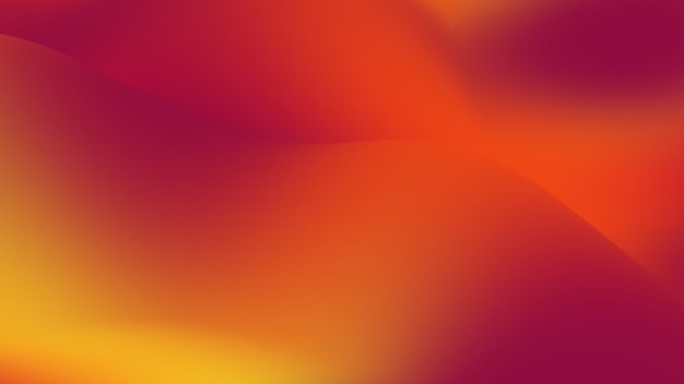 Arrière-plan abstrait rouge orange vibrant avec dégradation floue