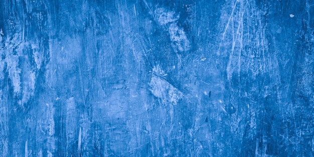 Arrière-plan abstrait avec texture bleue du mur