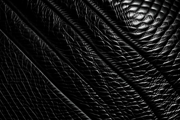 Arrière-plan abstrait à la texture de cuir synthétique noir