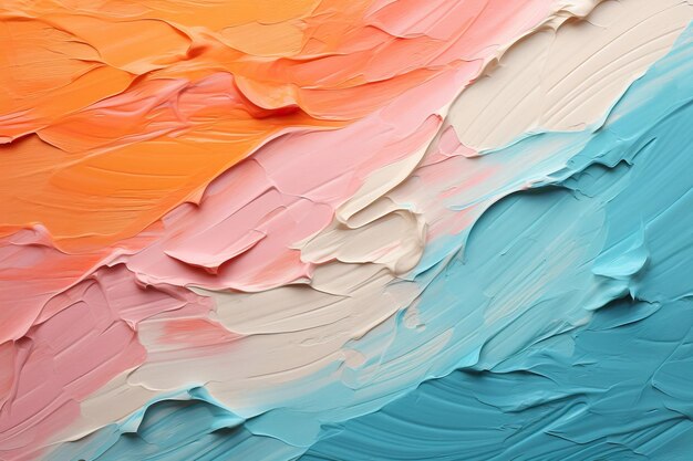 Photo arrière-plan acrylique abstrait couleurs pastel