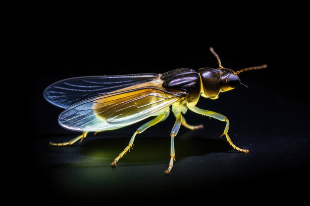 Arrière-plan animaux sauvages insectes mouches animaux isolés macro gros plan ailes petits insectes nuisibles de la nature