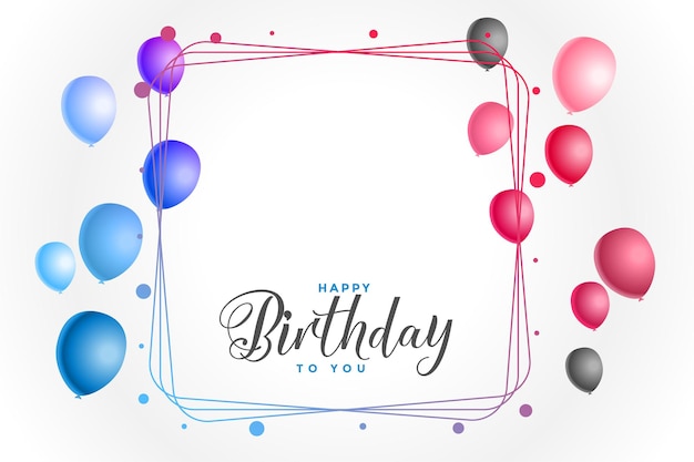 arrière-plan d'anniversaire coloré avec espace de texte